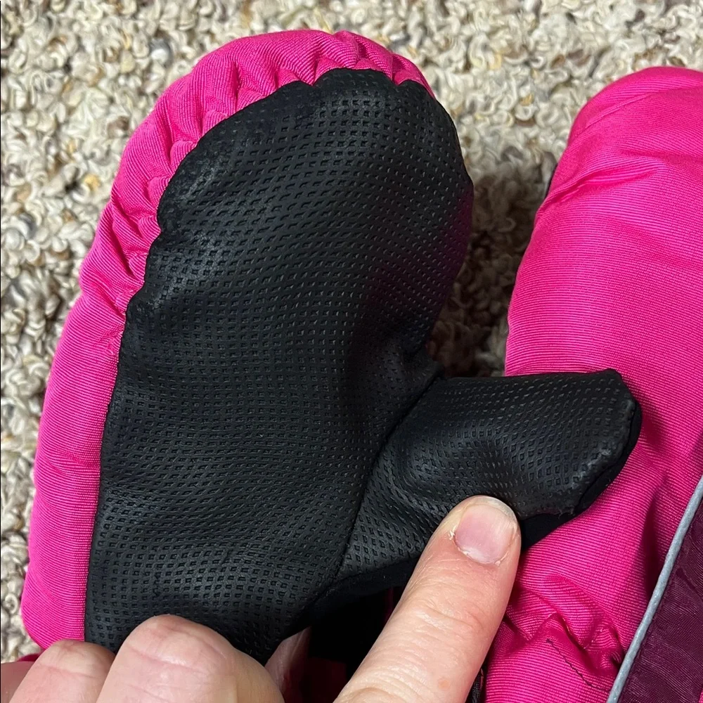 3M Thinsulate Pink and Patterned Kids Mittens